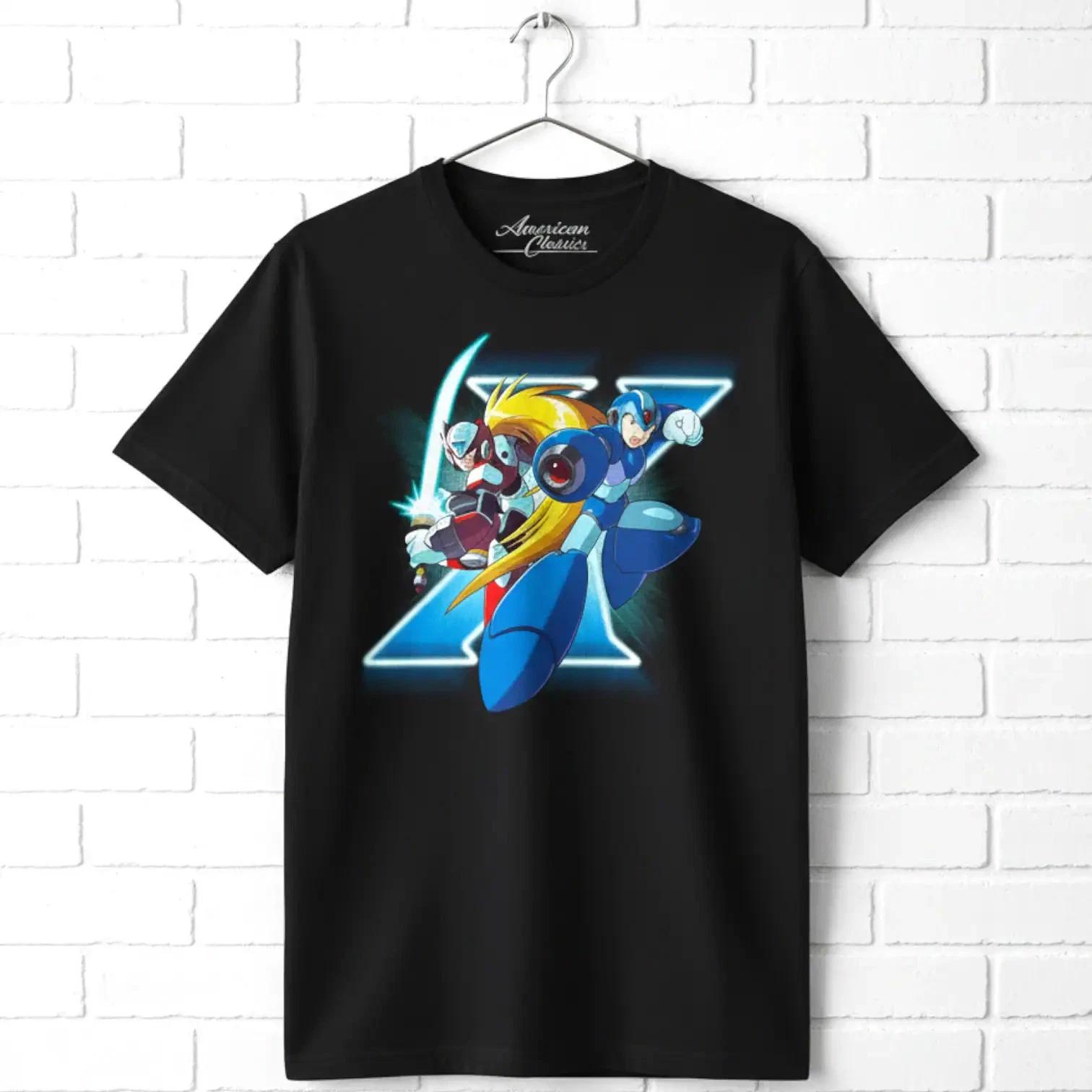 Megaman X and Zero Men s T Shirt XXL