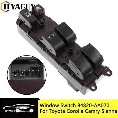 Left Side Electric Power Window Switch 84820-AA070 For Toyota Corolla Camry Sienna Scion XA XB Matrix 84820-AA050