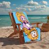 Ultra-Soft Beach Towel with LankyBox Theme,Ideal for Pool - Camping, Diving - Perfect Travel Essential, Vibrant Beach Towel.