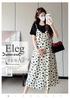 2026 Summer Heart Print Maternity Dress - Mid-Length Two-Piece Style