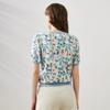KEMENG BOKA Mulberry Silk Blend Printed Knit T-Shirt