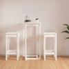 Day and Night - Day and Night 3-piece Bar Set Solid White Pine Wood