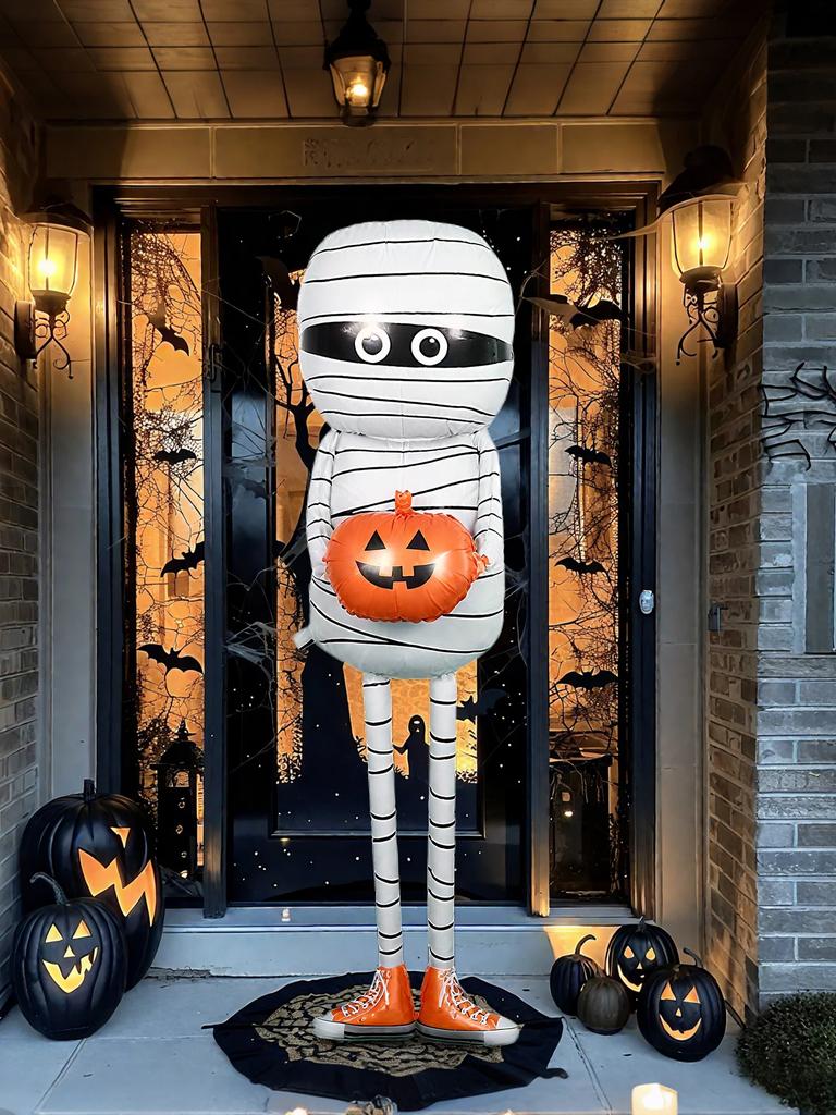 200/44cm Halloween Mummy Balloons for Halloween Party Indoor, Outdoor, Yard, Garden Decoration Holiday Supplies