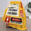 Modisches Logo D-DHL-S Kuschelige Decke Plüsch Nickerchen Sofa Teppich für Wohnzimmer Warmes Büro Schlafzimmer Geburtstag Zuhause Reise Kinder Geschenke