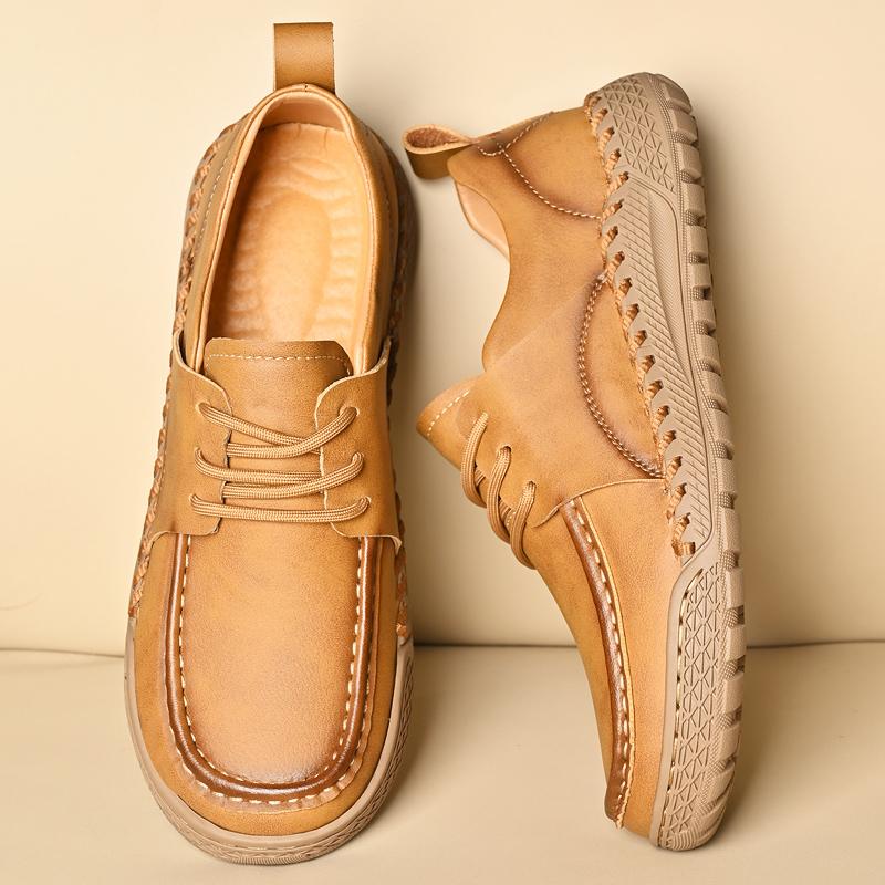 Handmade Men's Casual Shoes Comfortable Moccasins Men Business Flats Shoes Driving Shoes