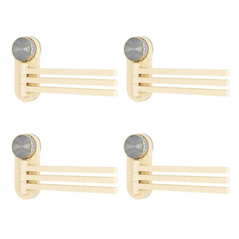 Suction Cup Rotating Towel Rack 3-Arm Free Rotation Towel Holder for Bathroom,Strong Load-Bearing & Ventilated Drainage