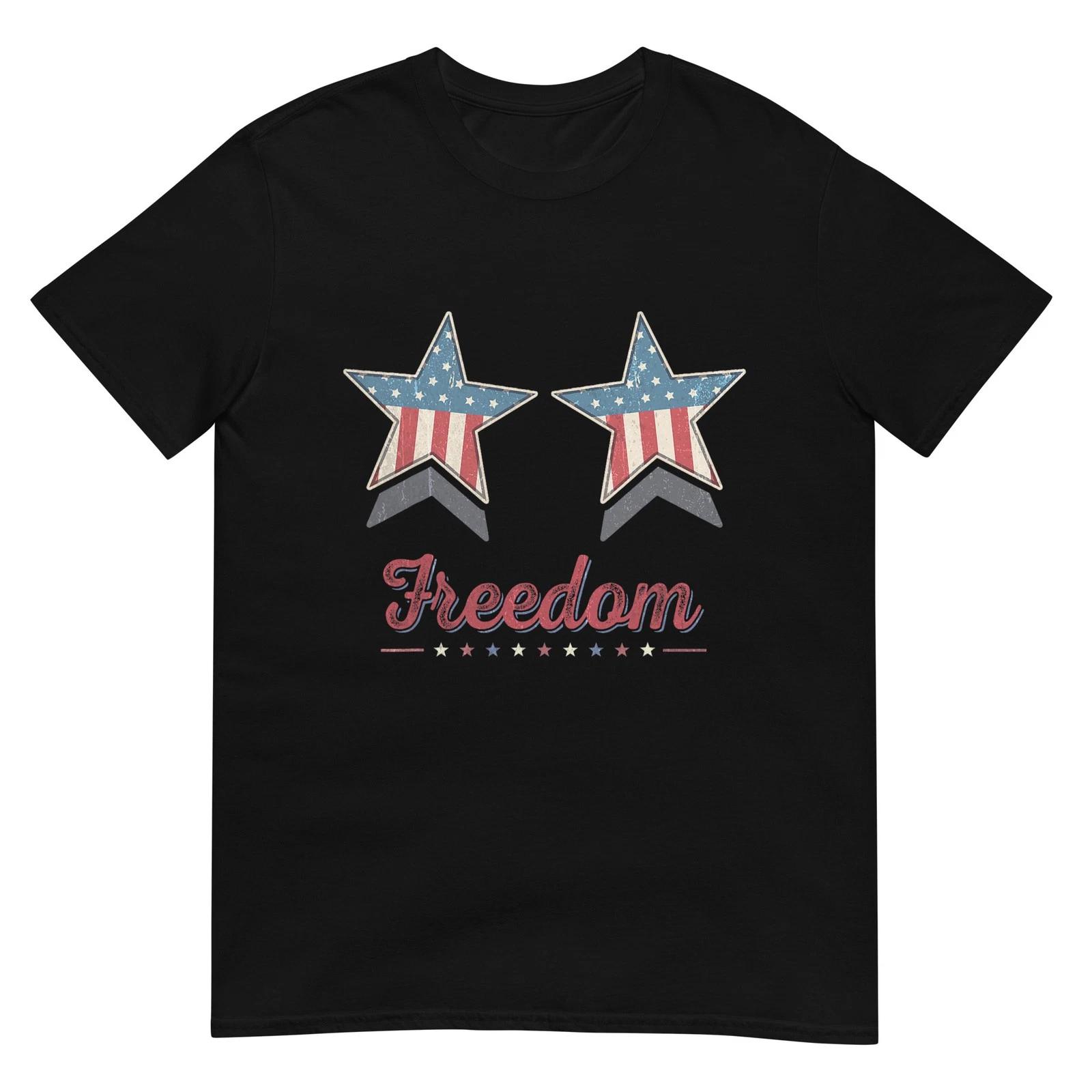 

Funny Freedom 4th Of July Matching Couple T-Shirt M