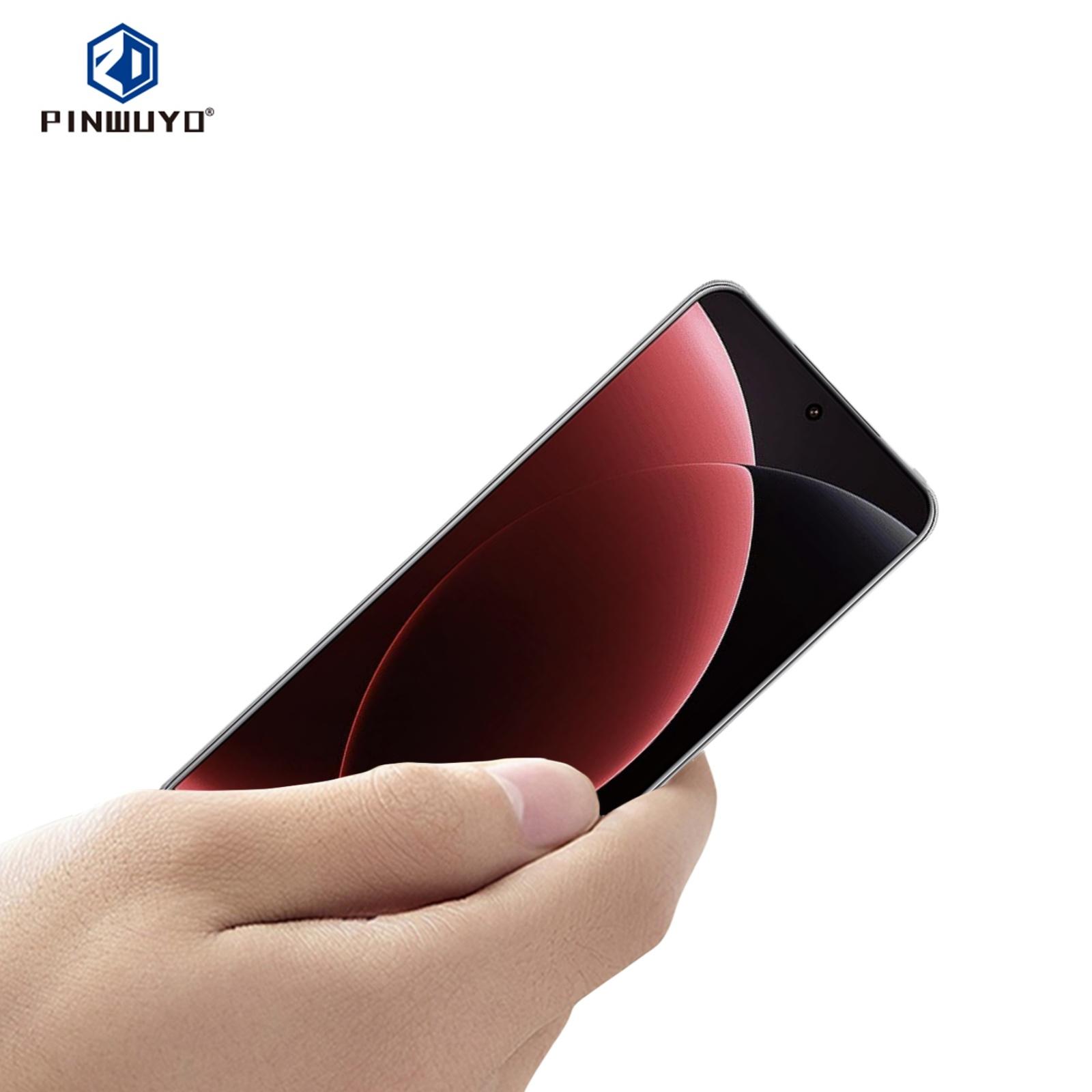 

For Xiaomi 15 Ultra Screen Protector PINWUYO 3D Hot Bending Tempered Glass Film Black
