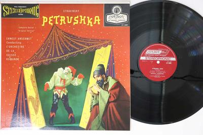 LP Record L'ORCHESTRE DE LA SUISSE ROMANDE, E - Stravinsky Petrushka: Complete Ball CS6009 LONDON US Classical Used