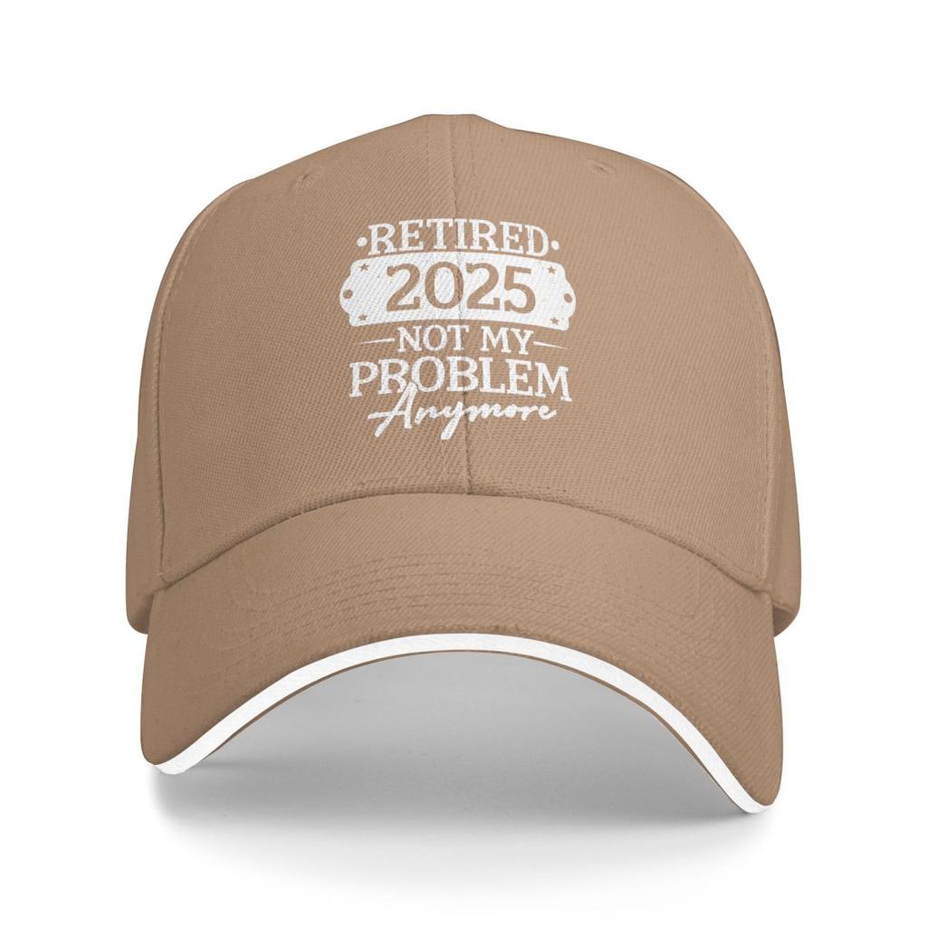 Baseball Caps Retired 2025 Not My Problem Anymore Gifts Customized Men Women Sport Summer Caps