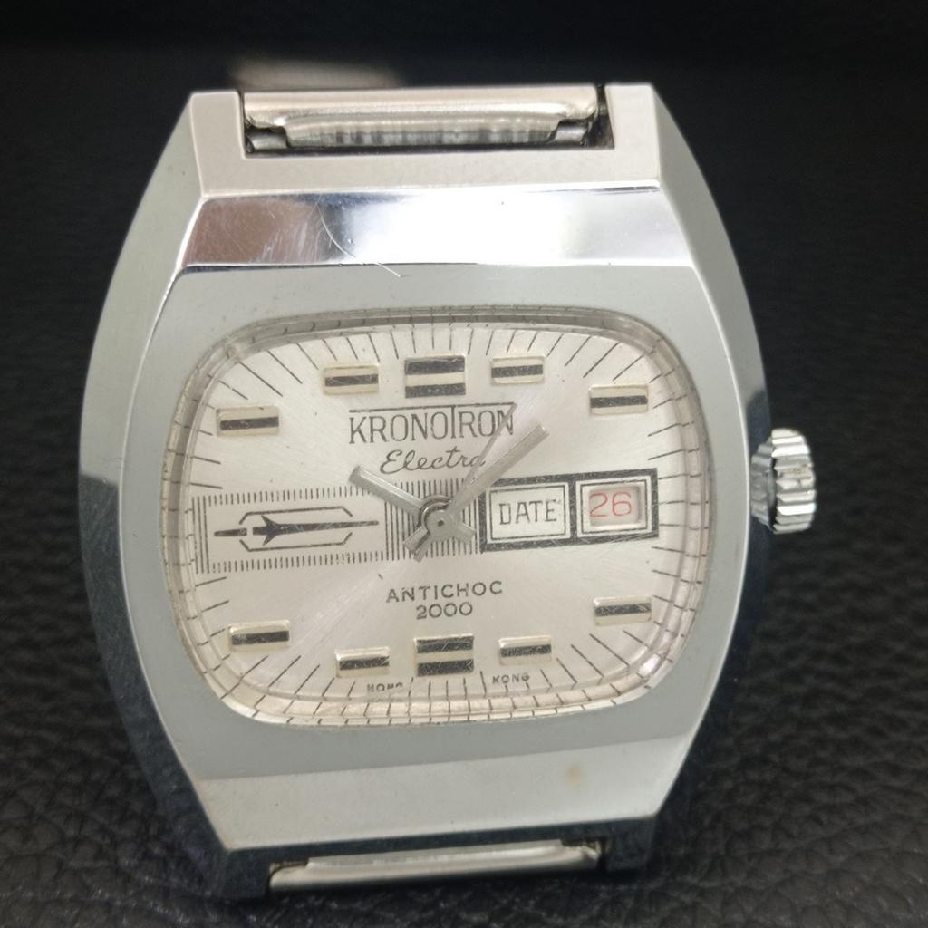 VINTAGE KRONOTRON HAND-WINDING HONG KONG MENS WATCH a704663-1