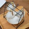 6 Cups Vertical Coffee Cup Rack Iron Cup Storage Rack Durable Cup Drying Stand  Coffee Mugs