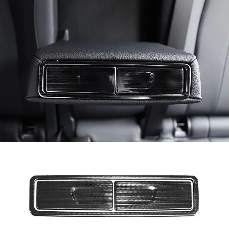 Auto Styling Rücksitz Armlehnenbox Becherhalter Aufkleber Abdeckung Für Mercedes Benz A W177 GLB X247 GLA H247 -21