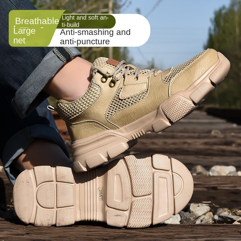 Light and Breathable In Summer, Not Tired After Standing for A Long Time, Anti-smashing, Anti-piercing, Deodorant, Safety, Labor Insurance Shoes