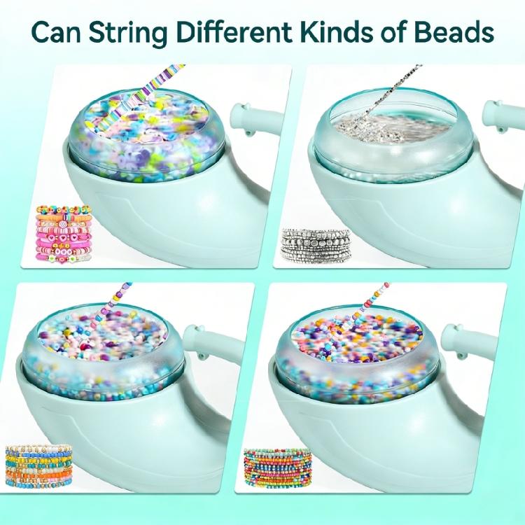 Quick and Efficient USB Electric Bead Threading Tool for Homemade Jewelry Crafting Plastic Texture Safety and Durability