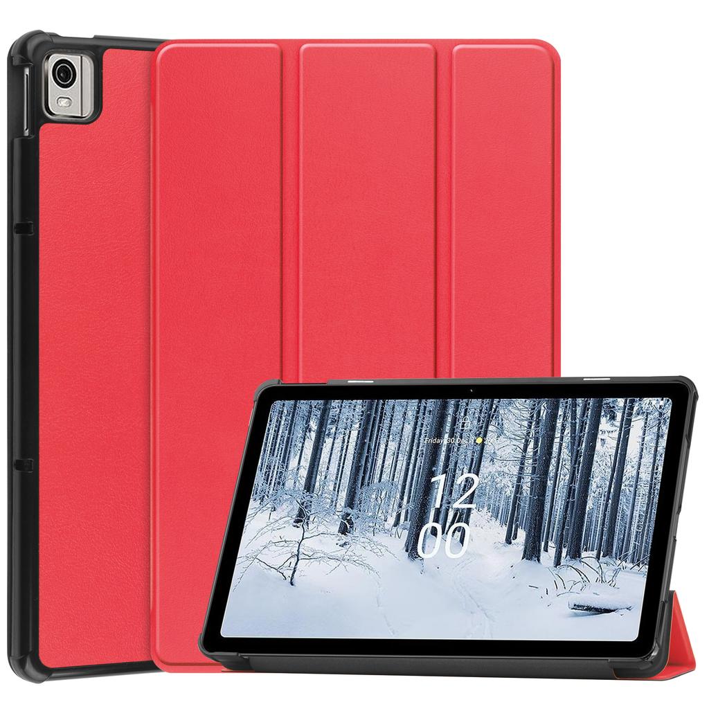 Trifold PU Leather Folio Smart Cover for T21 10.4 Tablet Case with Private Mold-Protective Shockproof Shield