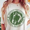 Respect the Locals Comfort Colors® T-Shirt, Unisex BigfooT-Shirt, Funny National Park Shirt, Vintage Retro Nature Shirt, Environmental Tee