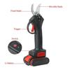 42V Cordless Sharp- Blade Cutter Garden Scissors Black Rechargeable Electric Pruning Shears Pruner Trimmer with 1500mAh Li-on Battery