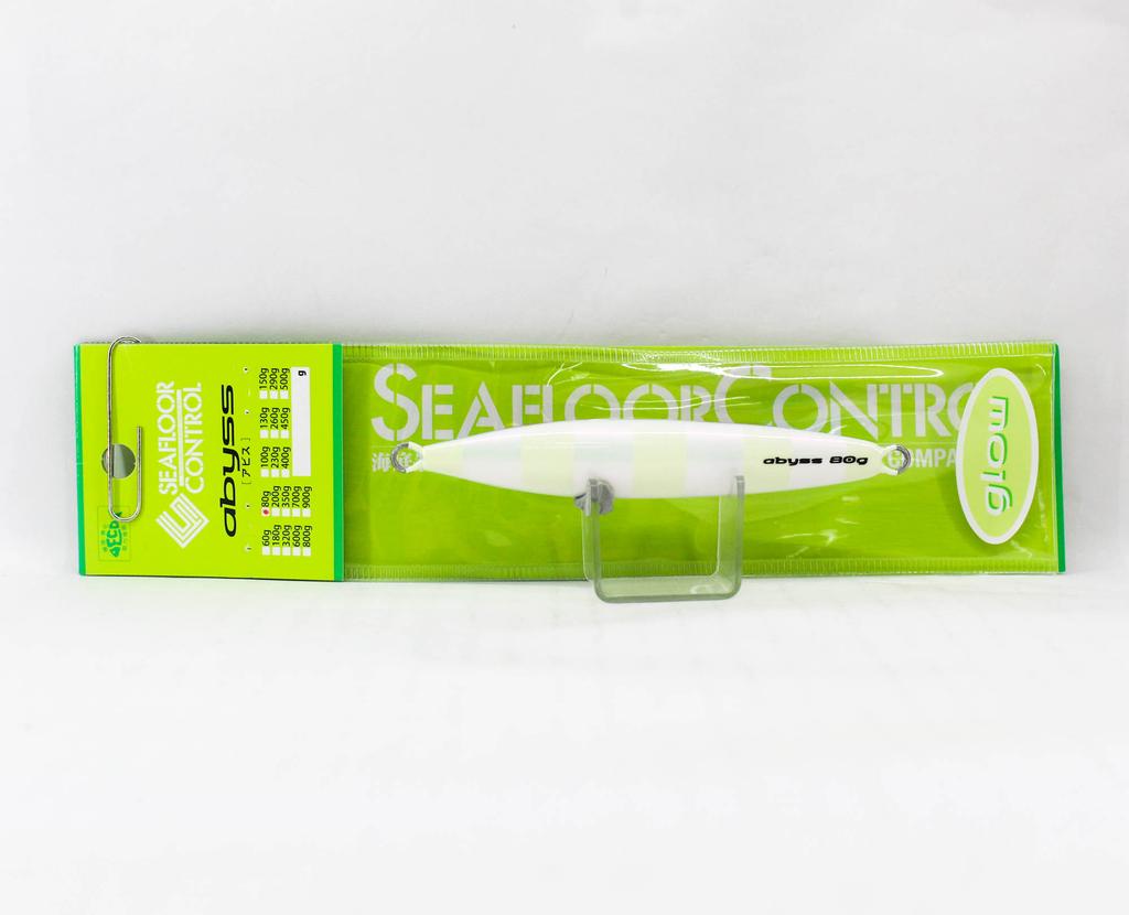 Seafloor Control Metalljigg Abyss 80 gram Titan Röd Pärla Zebra Glow (5788)