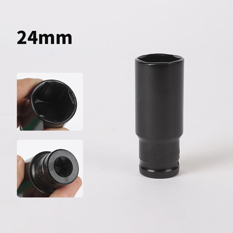 10Pcs 1/2 Inch Drive Metric Impact Socket Set Deep Universal For Pneumatic Air Tools