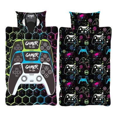 Gamer For Life Graffiti Reversible Duvet Set