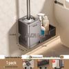 Wall-Mounted Toilet Brush & Storage Set