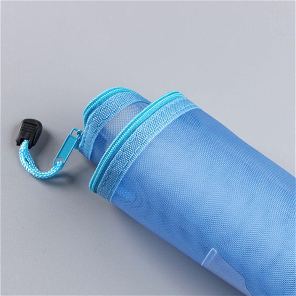 Purse Cosmetic Bag Storage Bags Transparent File Folders Document Bag Mesh Zipper Case Zipper Pouch