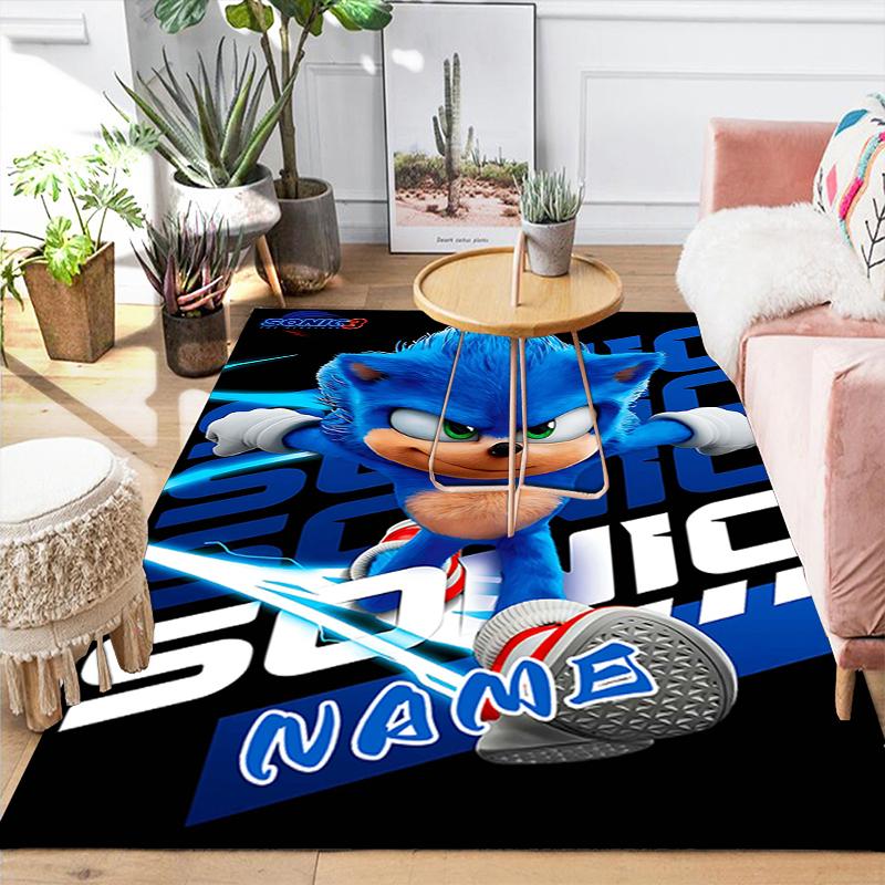 Custom 1Pc Sonic Adventure Team Sonic Rug Office Carpet Indoor Outdoor Entrance Doormat Nonslip Soft And Comfortable Living Room D2915335