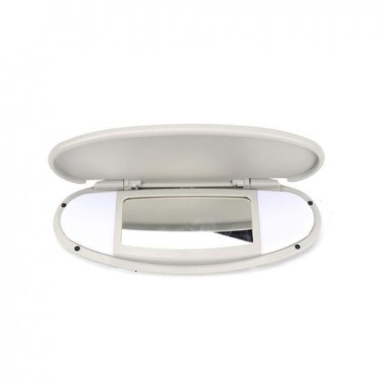 For BMW MINI Cooper R55 R56 R60 2007-14 Black Sun Visor Mirror Cover Trim