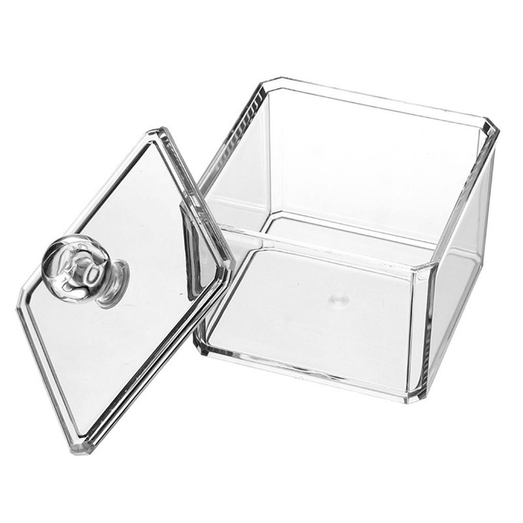 Tea Bag Clear Storage Box Stackable Cosmetic Case Desktop Makeup Stationery Organizer for Bathroom Kitchen Home Organization