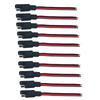 5PCS 15CM SAE 2 Pin Quick Connector Disconnect Plug 14AWG SAE Extension Cable Wire Harness for Motorcycle Solar Panel Connector