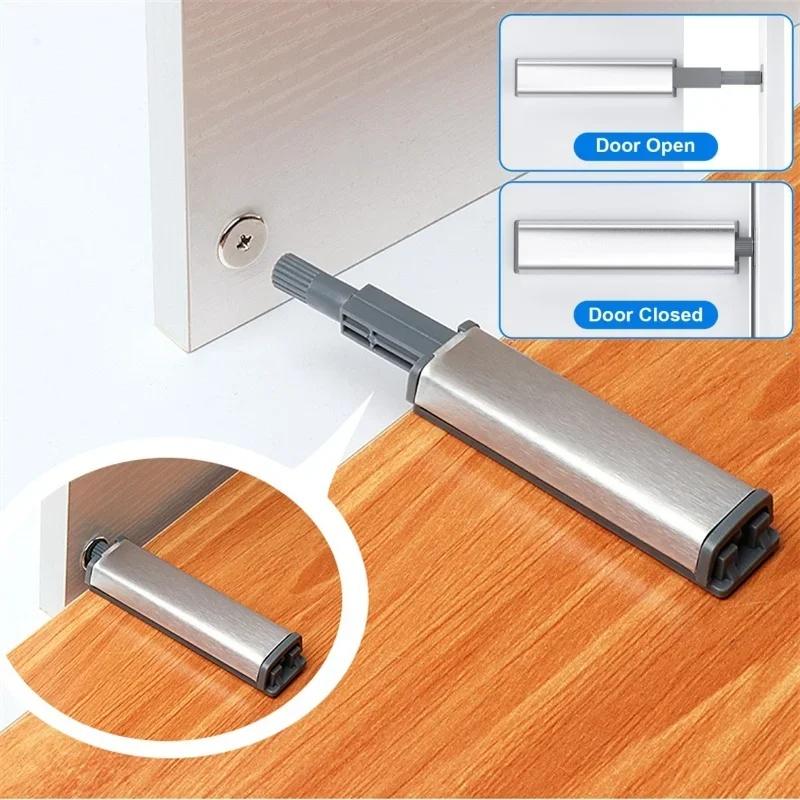 10 Stück Magnetische Druckriegel für Schränke Zum Öffnen drücken Schrankbeschläge Druck-Dämpfer Puffer Schubladen-Druckriegel Türstopper