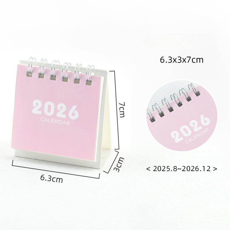 

Календар 2026/2025/2024 Простий Міні Настільний Календар Каваї Список Справ Щоденний Розклад Настільний Планувальник Домашній Офіс Канцелярське Приладдя 6.3*7cm