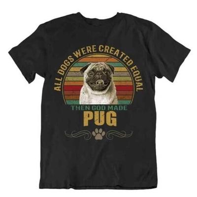 Maglietta Cane Carlino Regalo Carino Per Amante Animali Migliore Amico Vintage Cool