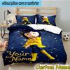 3-teiliges personalisiertes Mystery Coraline's World Bettwäsche-Set Enthält 1 Bettbezug & 2 Kissenbezüge für alle Jahreszeiten Schlafsaal Wohnkultur Weihnachtsgeschenke