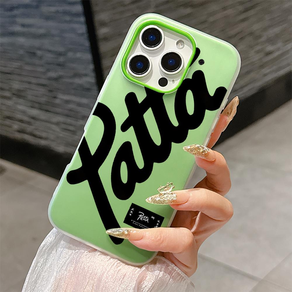 Fashion Styles HOT SALE Patta Silicone Matte Candy Color 2 in 1 Phone Case for iPhone 17 Air 16 15 14 13 Plus 12 11 Pro X XR Max