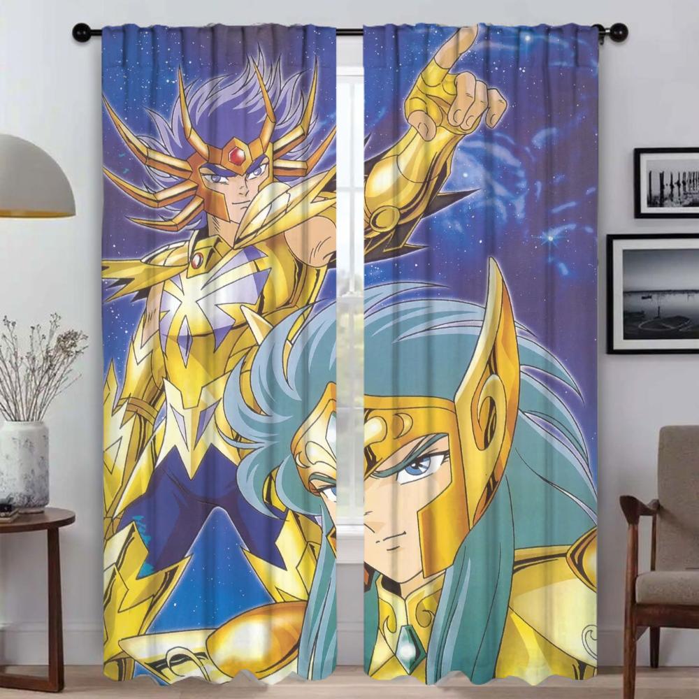 

Saint Seiyas Partition Blackout Curtain for Room 2 Panel Tulle for Bedroom Modern Living Room Curtains Halloween Decoration Home W50xH70cmx2pcs-CL