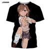 Summer Style T-Shirt Men Women T-shirt 3D Print Anime Game A Certain Scientific Railgun T Harajuku T Shirt Clothing
