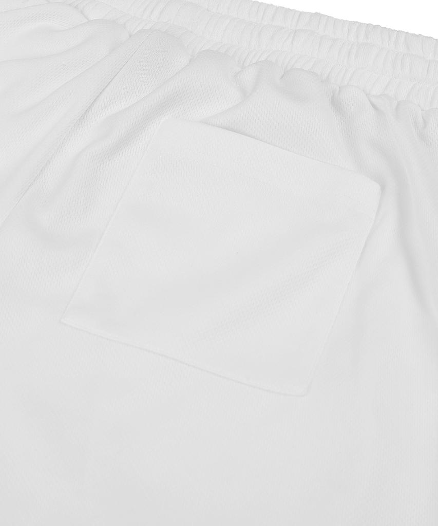 DRIX (Summer) Track Line Graphic Mesh Wide Pants_White