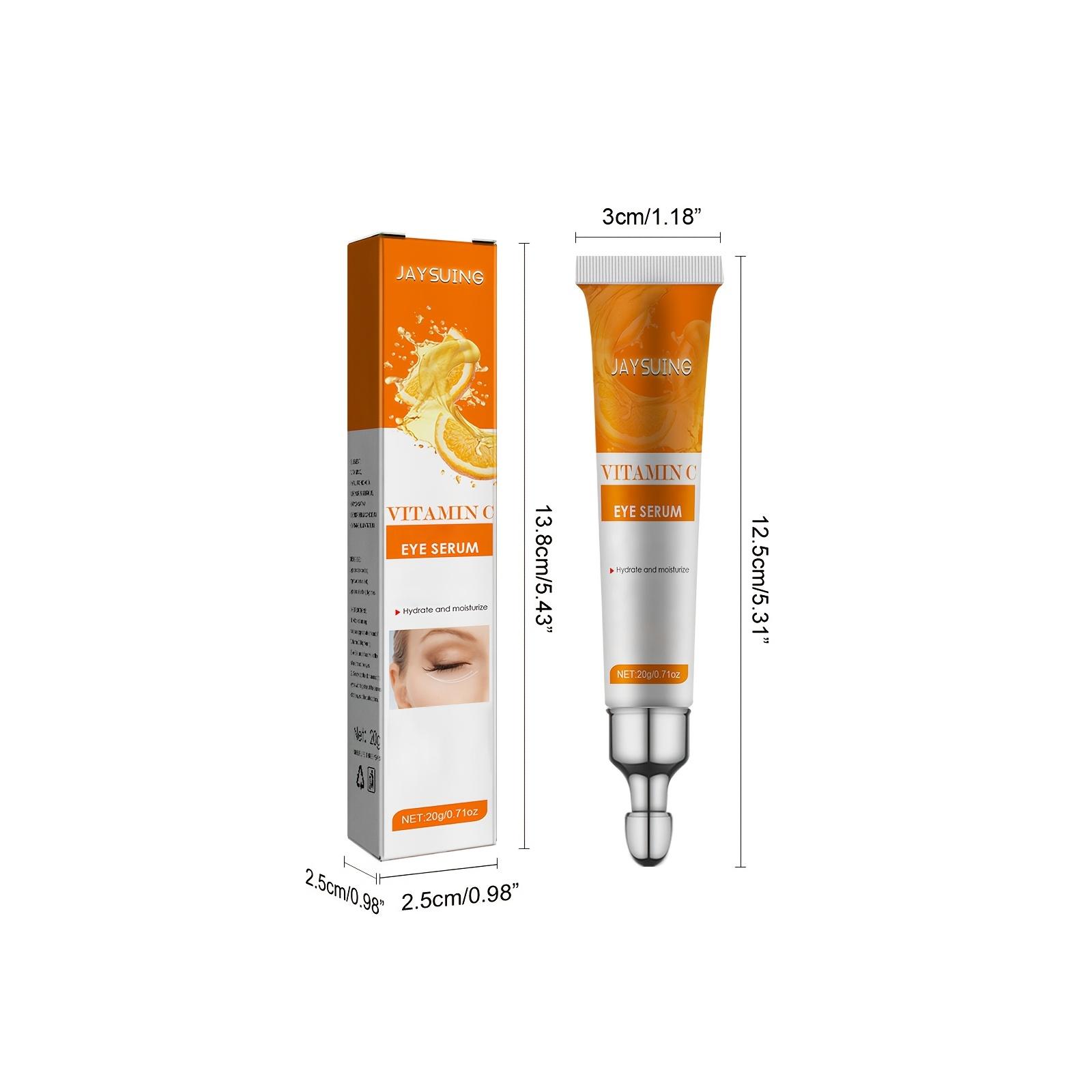 

Сыворотка для кожи вокруг глаз с витамином С для взрослых Глубокое увлажнение Уменьшает темные круги Быстрое впитывание Подходит для всех типов кожи 1pcs