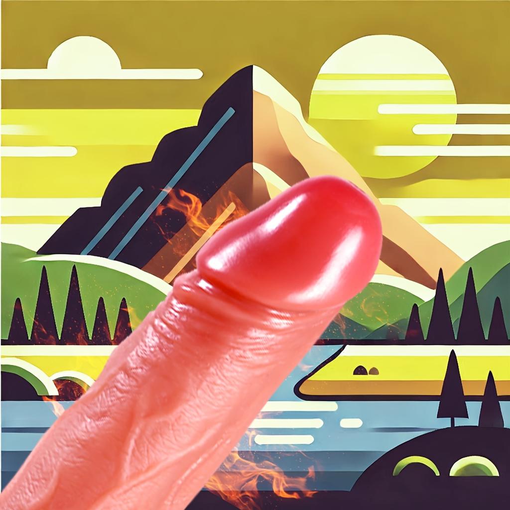 8.66" Realistic Liquid Silicone Electric Dildo with 10 Vibration&Telescopic Modes,Heated Function,Remote-Controlled,Suction Cup for Hands-Free Play