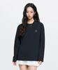 Emelbi Basic Loose Fit Long Sleeve T-Shirt Ny (Black)