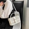 Stroh-Umhängetaschen für Damen, Sommer-Strohtaschen und Handtaschen Schulter-Clutch-Tasche für den Urlaub