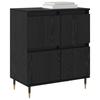 Sideboard in Black Oak Look 60 x 35 x 70 cm