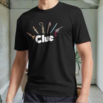 Neues Clue Active Logo Herren Schwarz T-Shirt Lustig Größe S bis 5XL