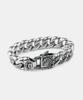Sheen666 599 Paisley Silver Bracelet Snake Clasp
