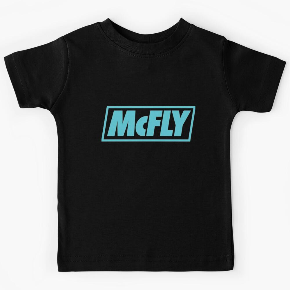 mcfly new logo 2020 in teal young dumb thrills 2 Kids T-Shirt 100