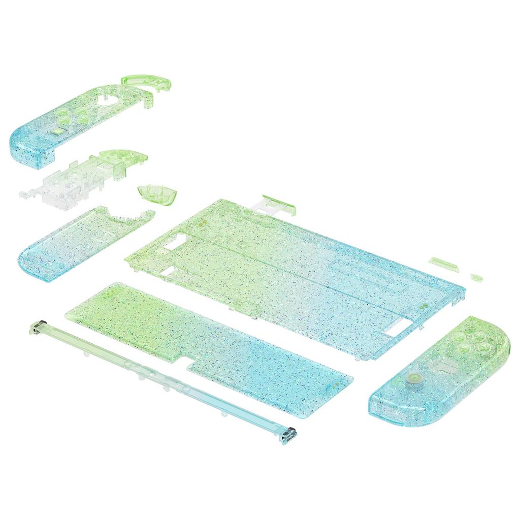 Not the Main Unit Back Plate PC Switch for eXtremeRate Switch Compatible with Back Switch Compatible with Switch Handheld Controller Kick Stand and