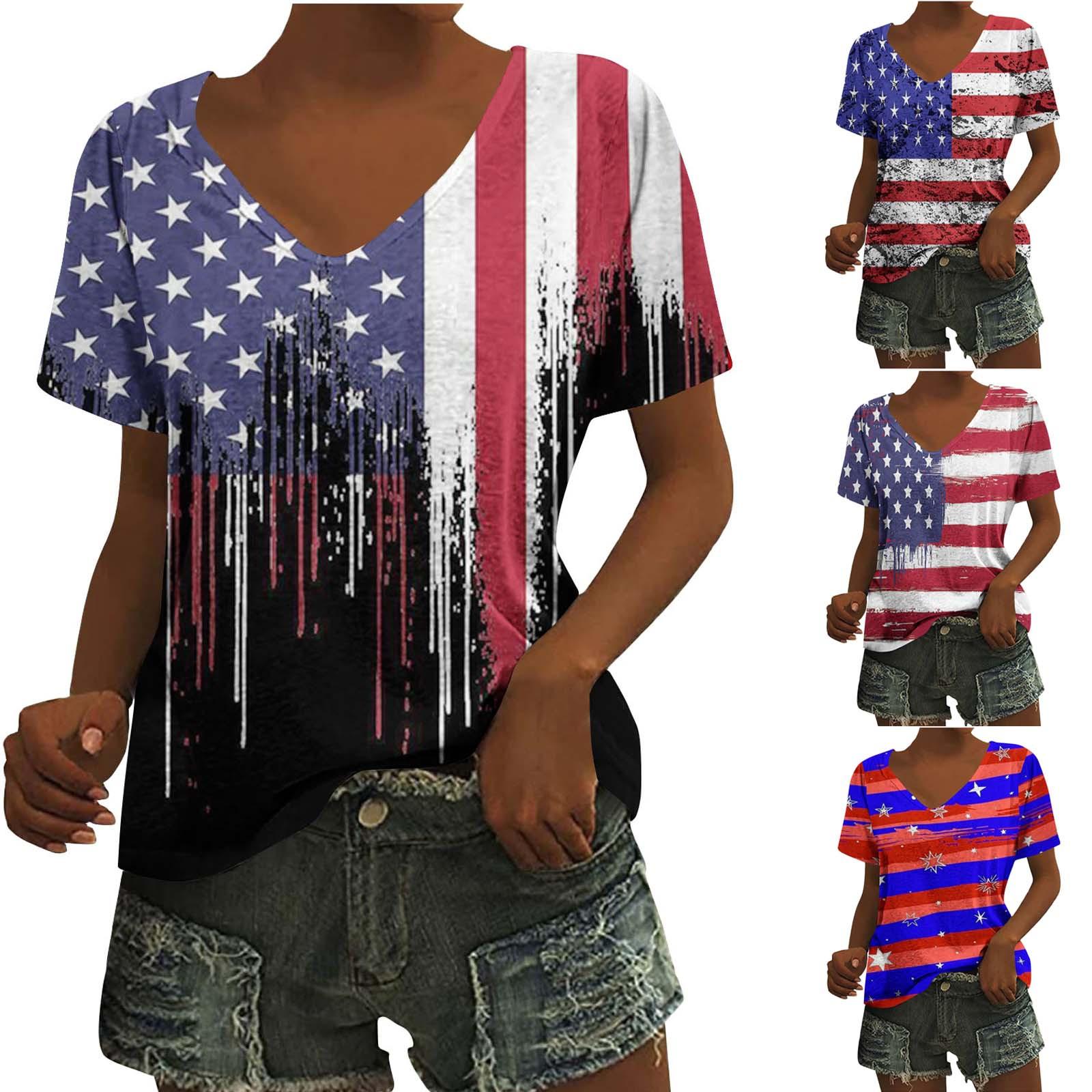 

Жіноча модна зручна повсякденна блуза з V-подібним вирізом і коротким рукавом L Темно-синій