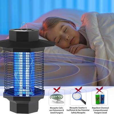 Mosquito Zapper Outdoor Indoor, Powerful 4200V 18W Waterproof Mosquito Fly Trap, Insect Killer for Home/Kitchen/Backyard/Camping/Garden